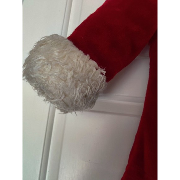 Vintage 70s Sears Coat Hooded Girls Red Christmas 2T Gold Buttons 1970s Hooded - Picture 4 of 12